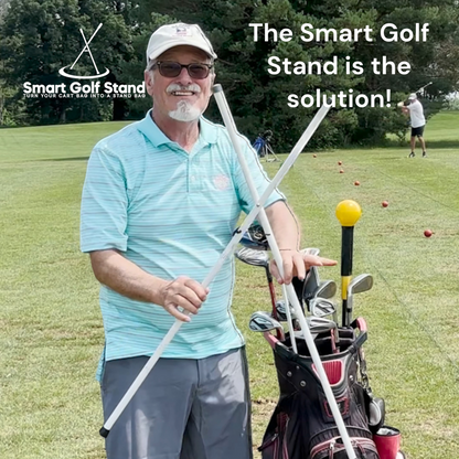 SMART GOLF STAND 2.0: Turn your Cart bag into a Stand Bag!